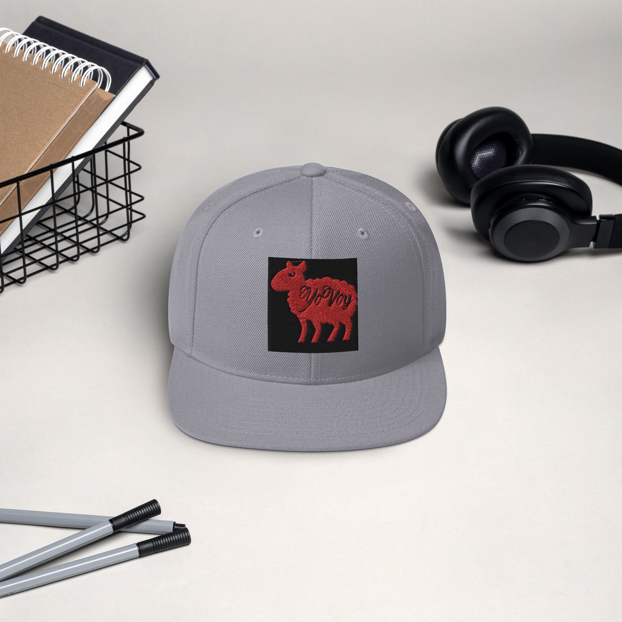 “YOVOY Sheep Red” Snapback Hat