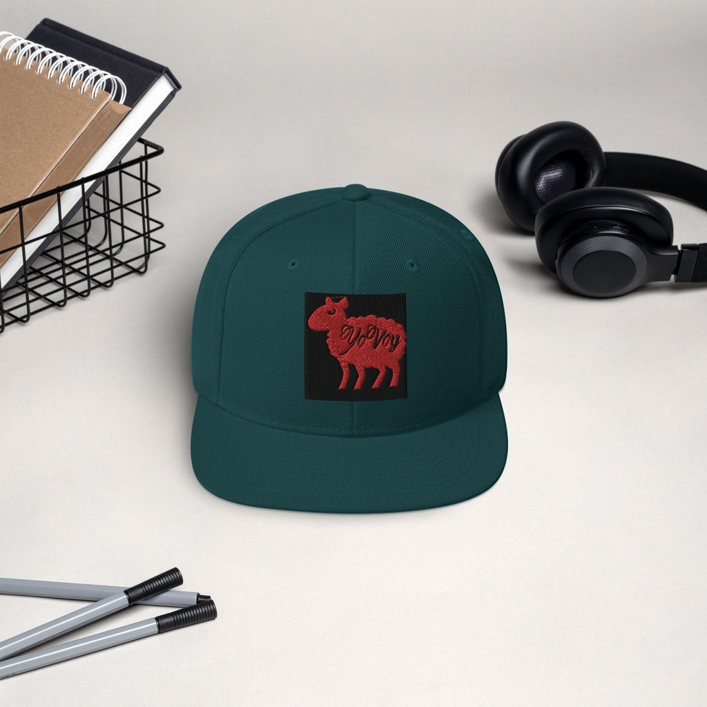 “YOVOY Sheep Red” Snapback Hat