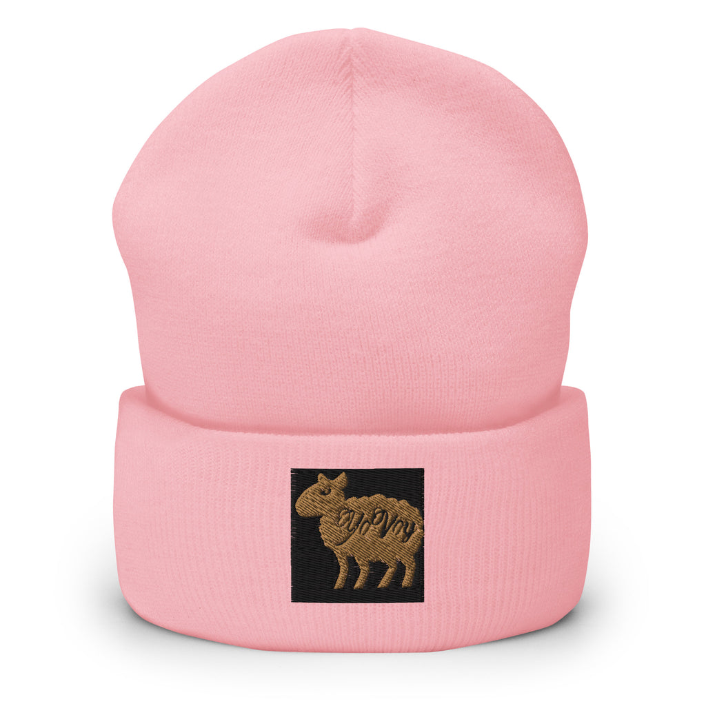 “YOVOY Sheep Gold”Cuffed Beanie