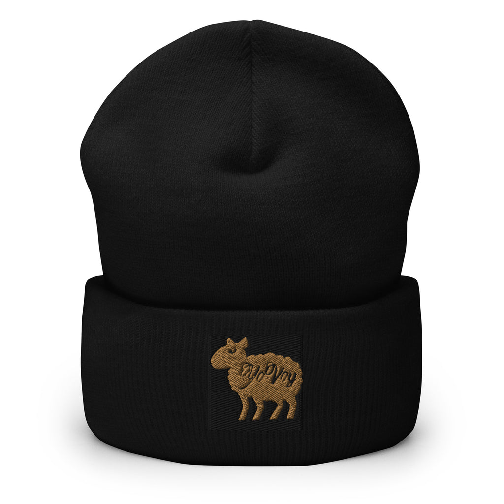 “YOVOY Sheep Gold”Cuffed Beanie