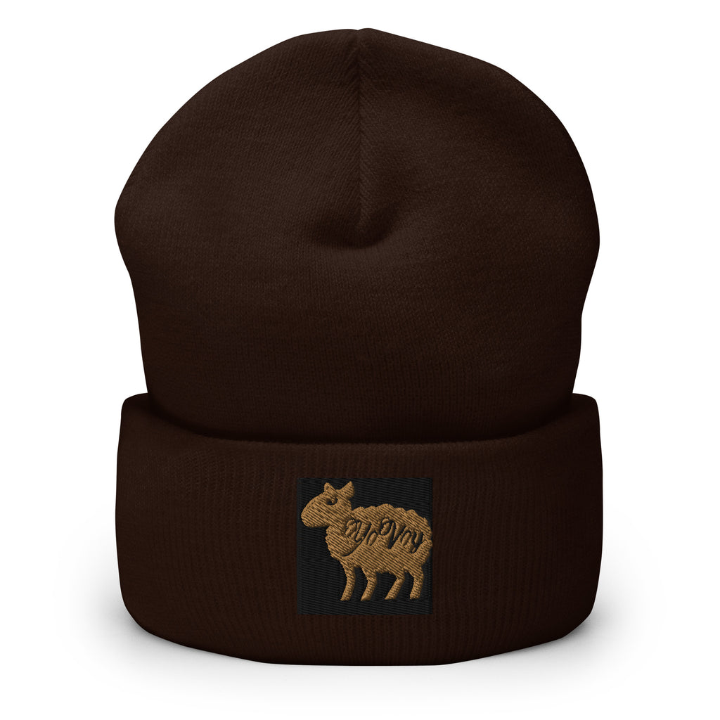 “YOVOY Sheep Gold”Cuffed Beanie