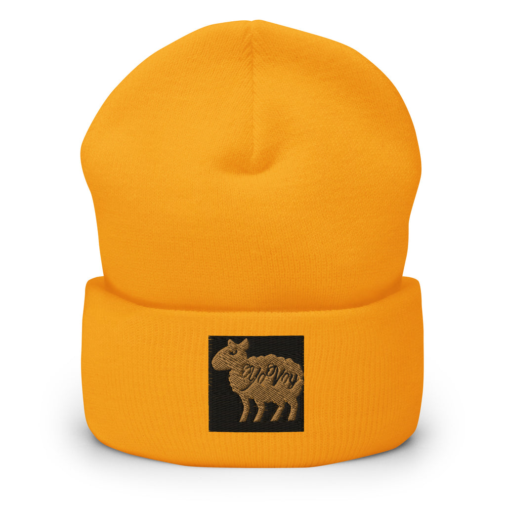 “YOVOY Sheep Gold”Cuffed Beanie