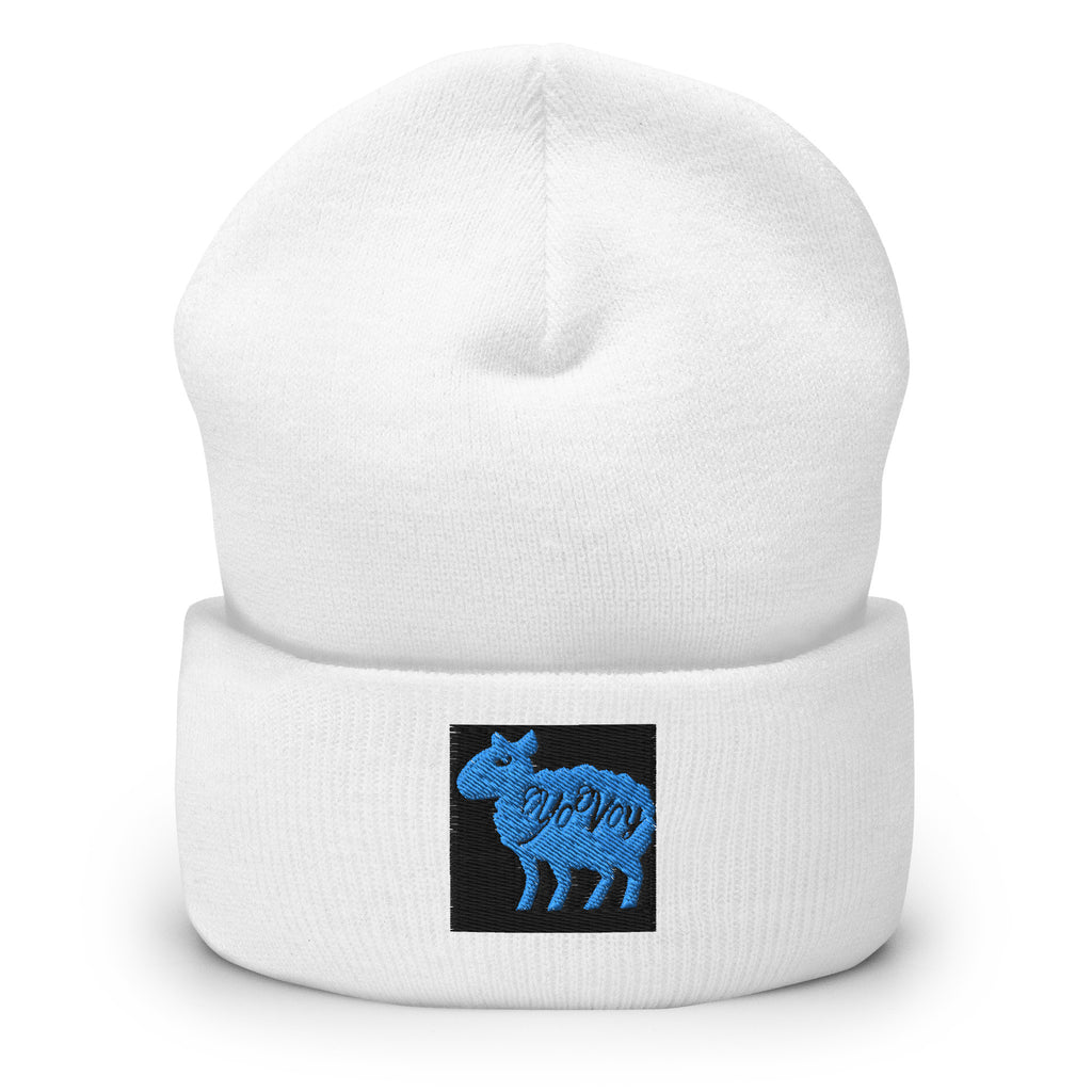 “YOVOY Sheep Baby Red” Cuffed Beanie