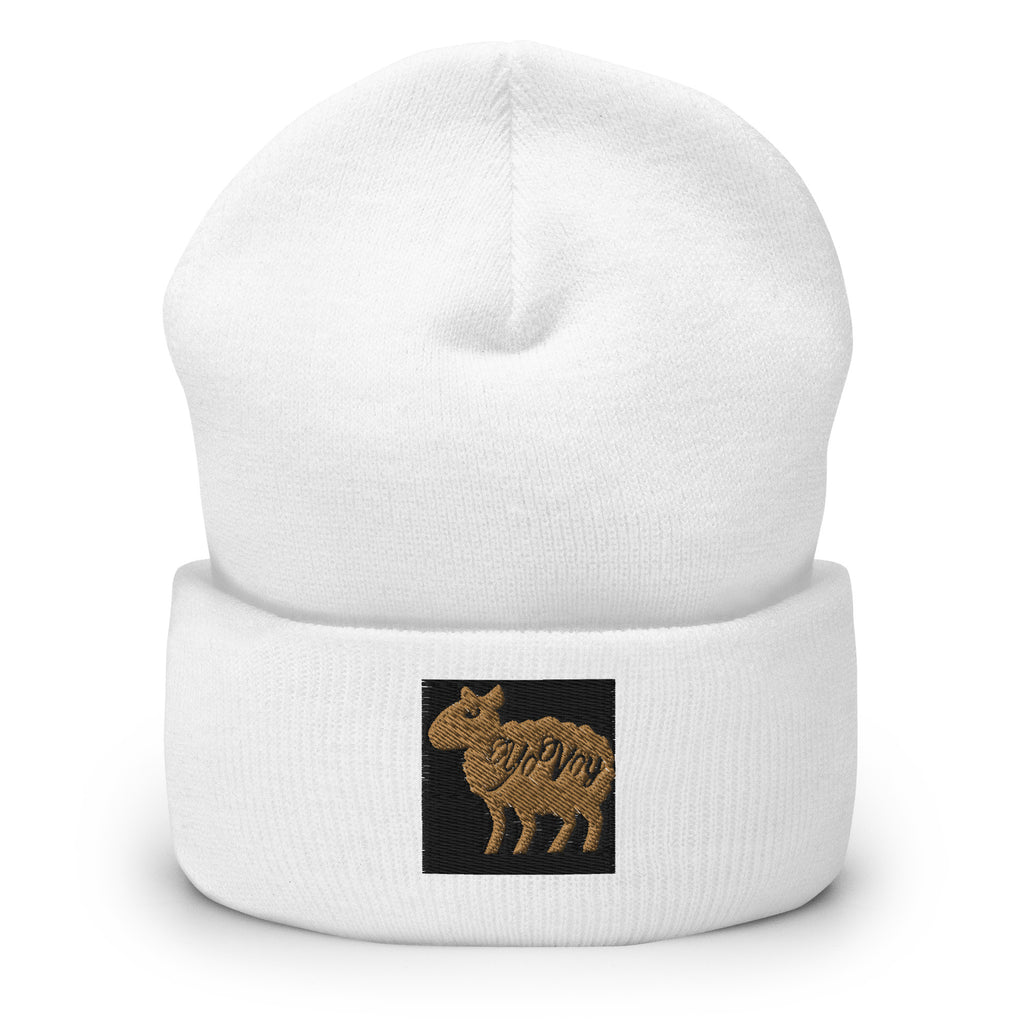 “YOVOY Sheep Gold”Cuffed Beanie