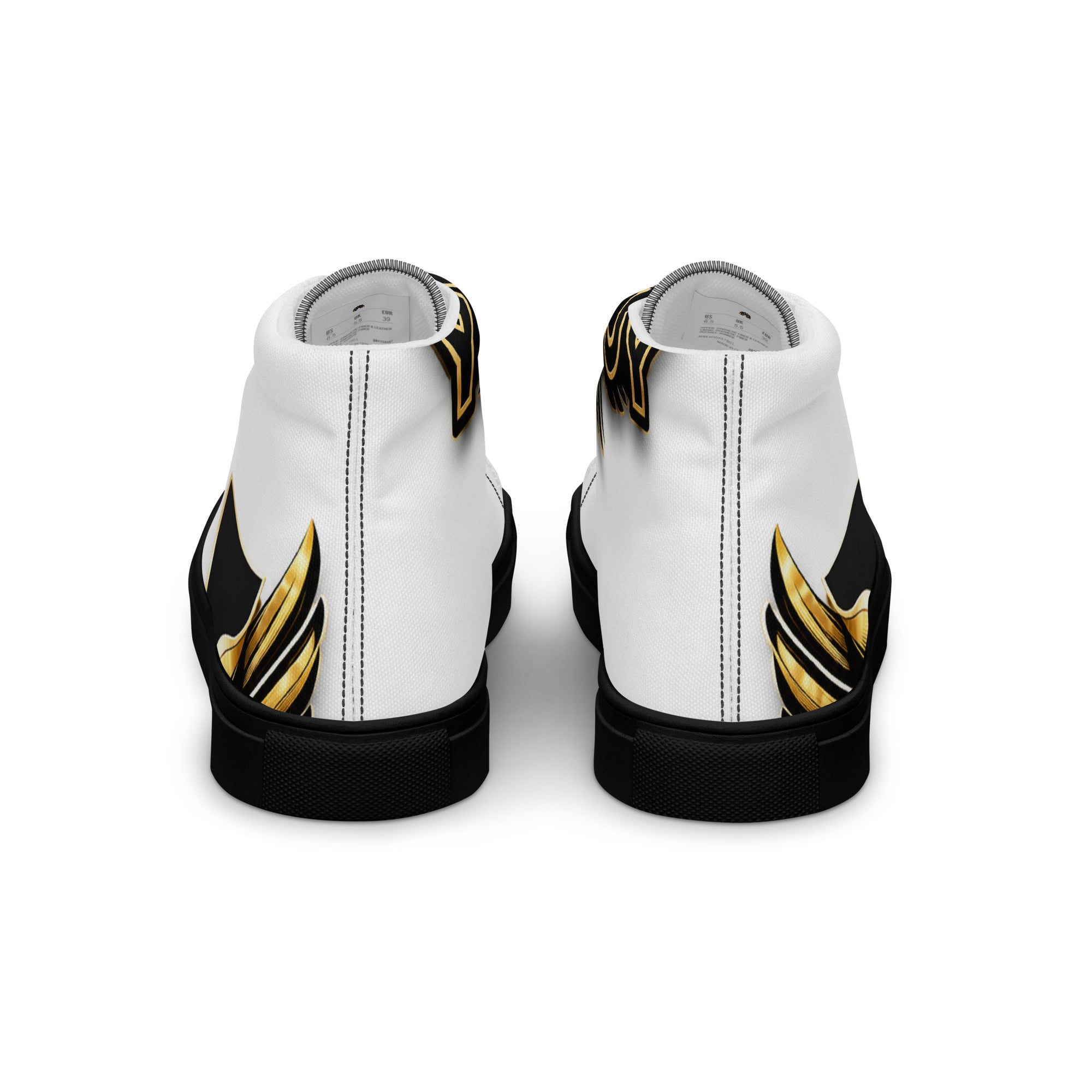 "Team YOVOY" Men’s high top canvas shoes