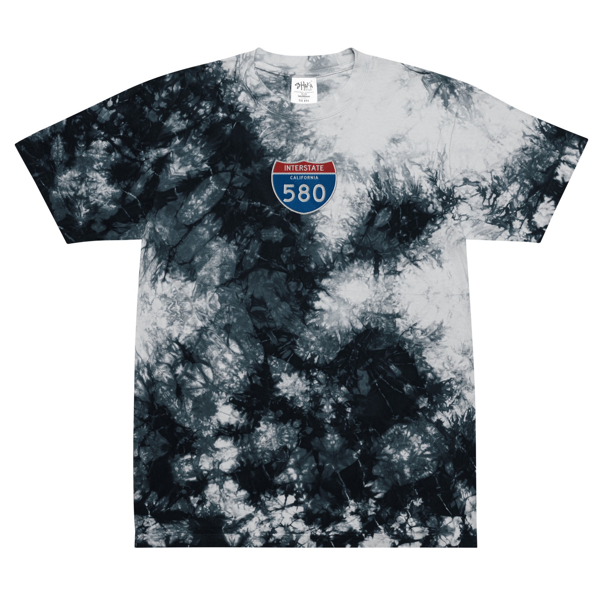 580 Oversized tie-dye t-shirt