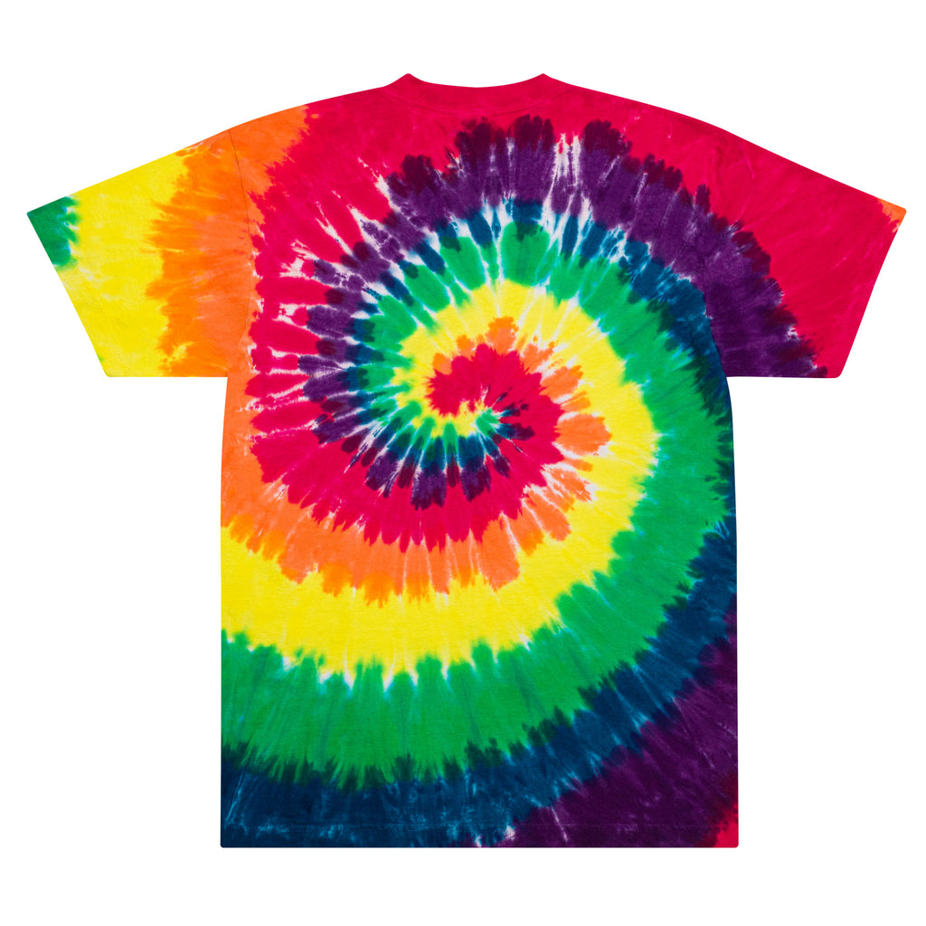 “YOVOY Sheep Red” Oversized tie-dye t-shirt