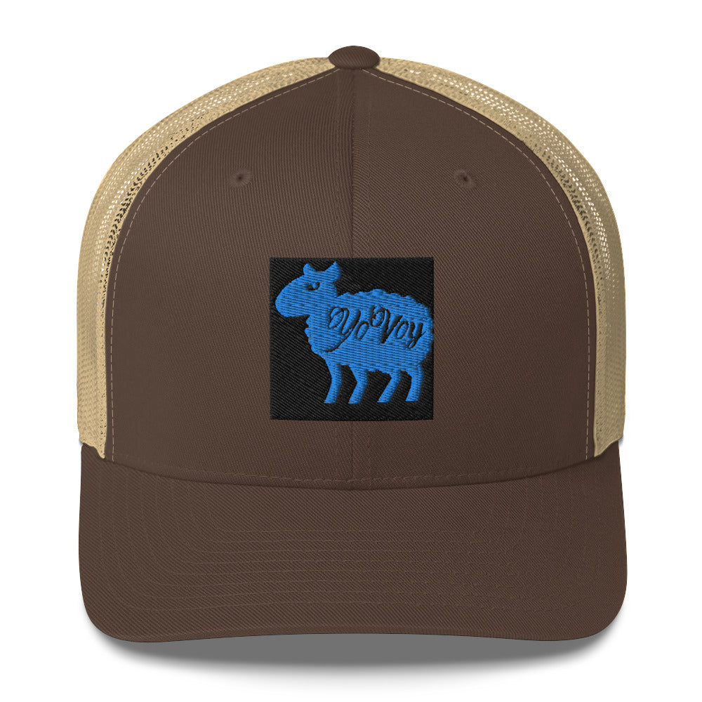 “YOVOY Sheep Baby Blue” Trucker Cap