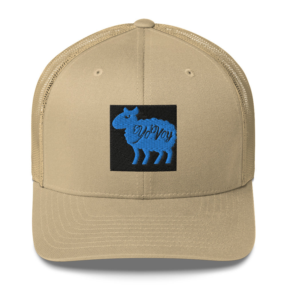 “YOVOY Sheep Baby Blue” Trucker Cap