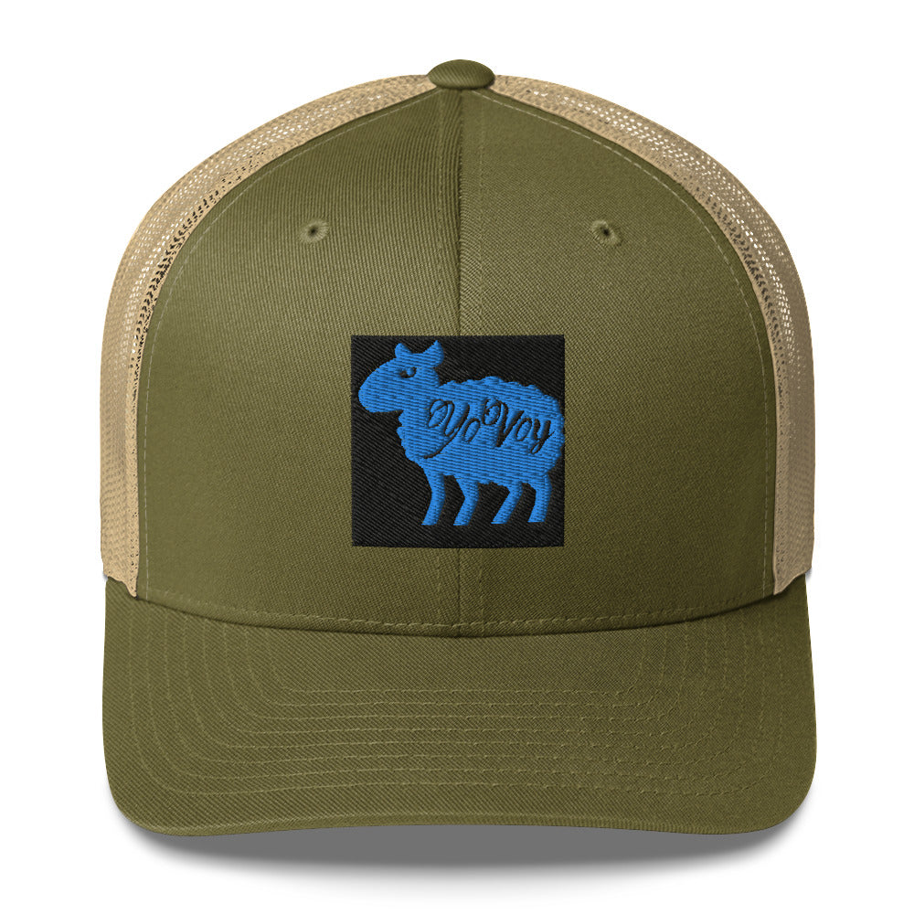 “YOVOY Sheep Baby Blue” Trucker Cap