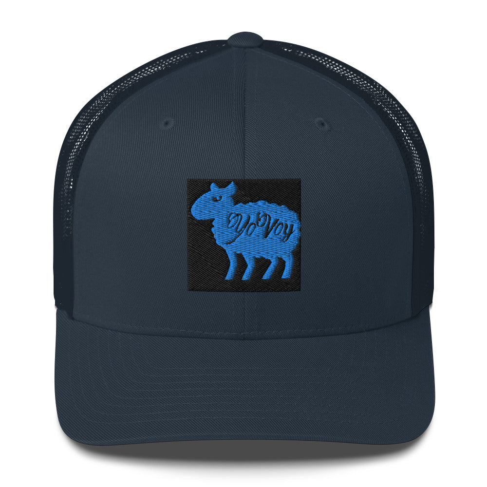 “YOVOY Sheep Baby Blue” Trucker Cap