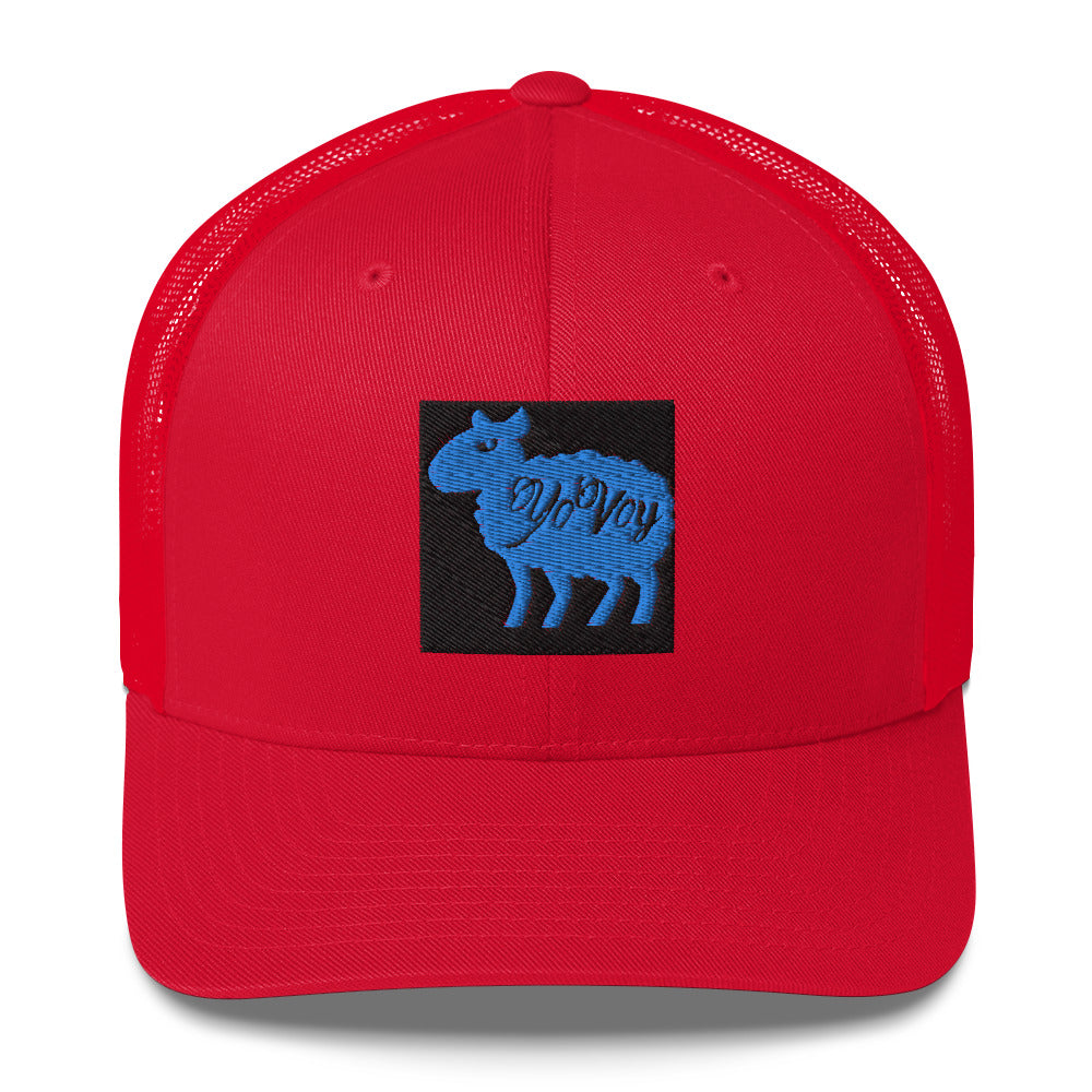 “YOVOY Sheep Baby Blue” Trucker Cap