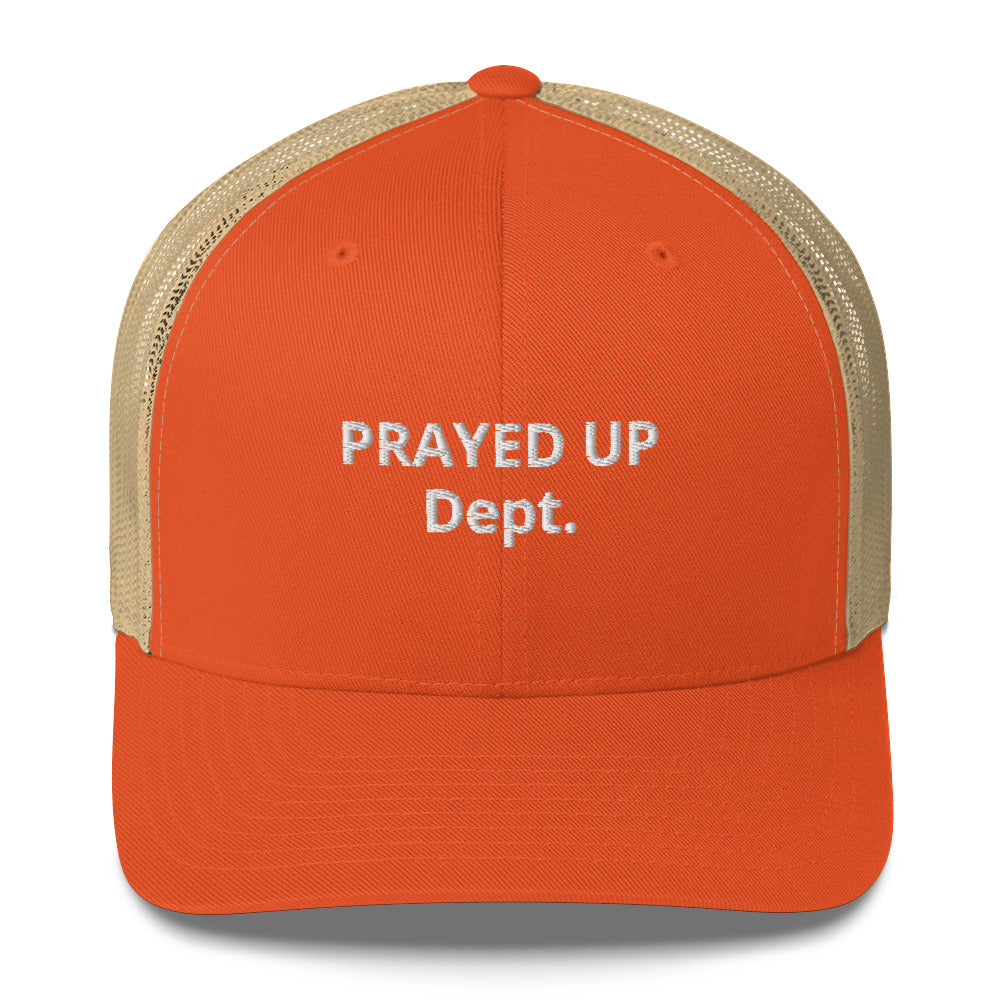 “PrayedUp dept” Trucker Cap