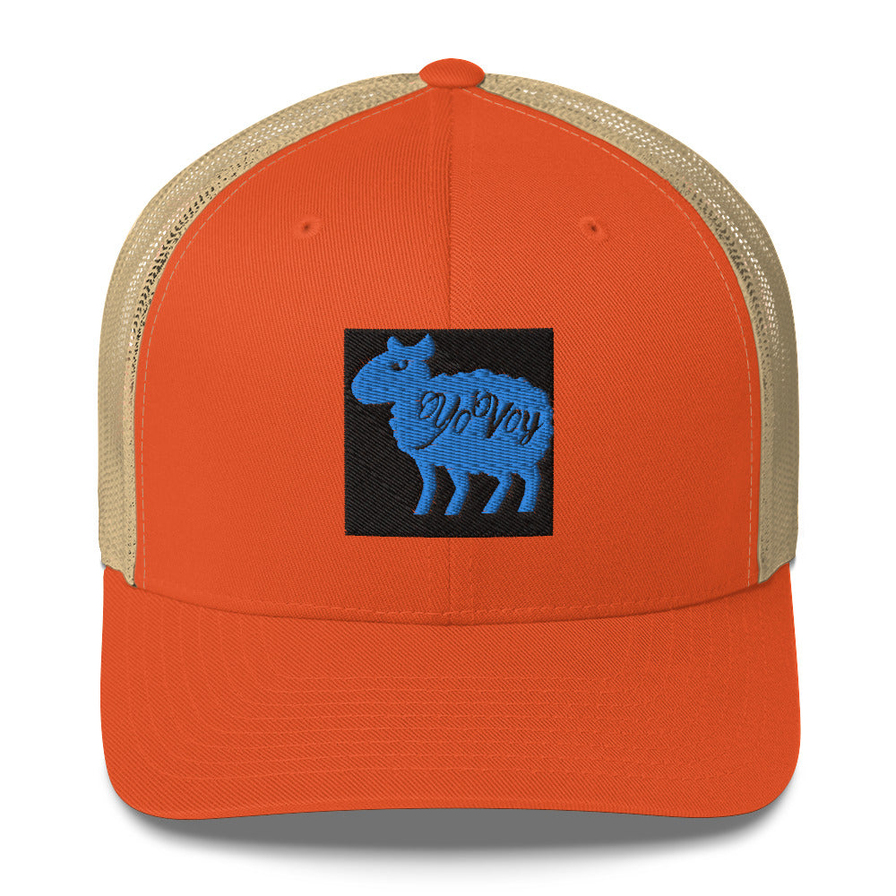 “YOVOY Sheep Baby Blue” Trucker Cap