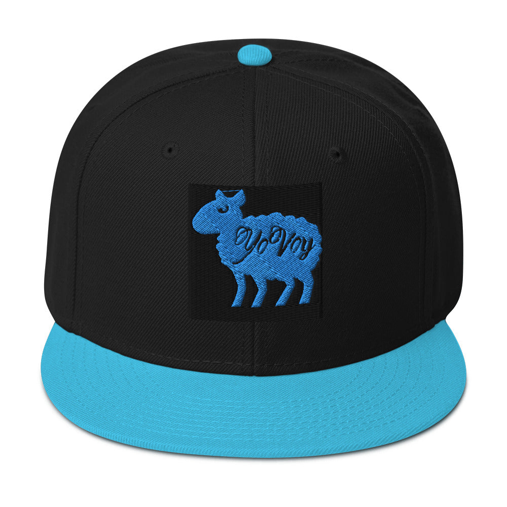 “YOVOY Sheep Baby Blue” Snapback Hat