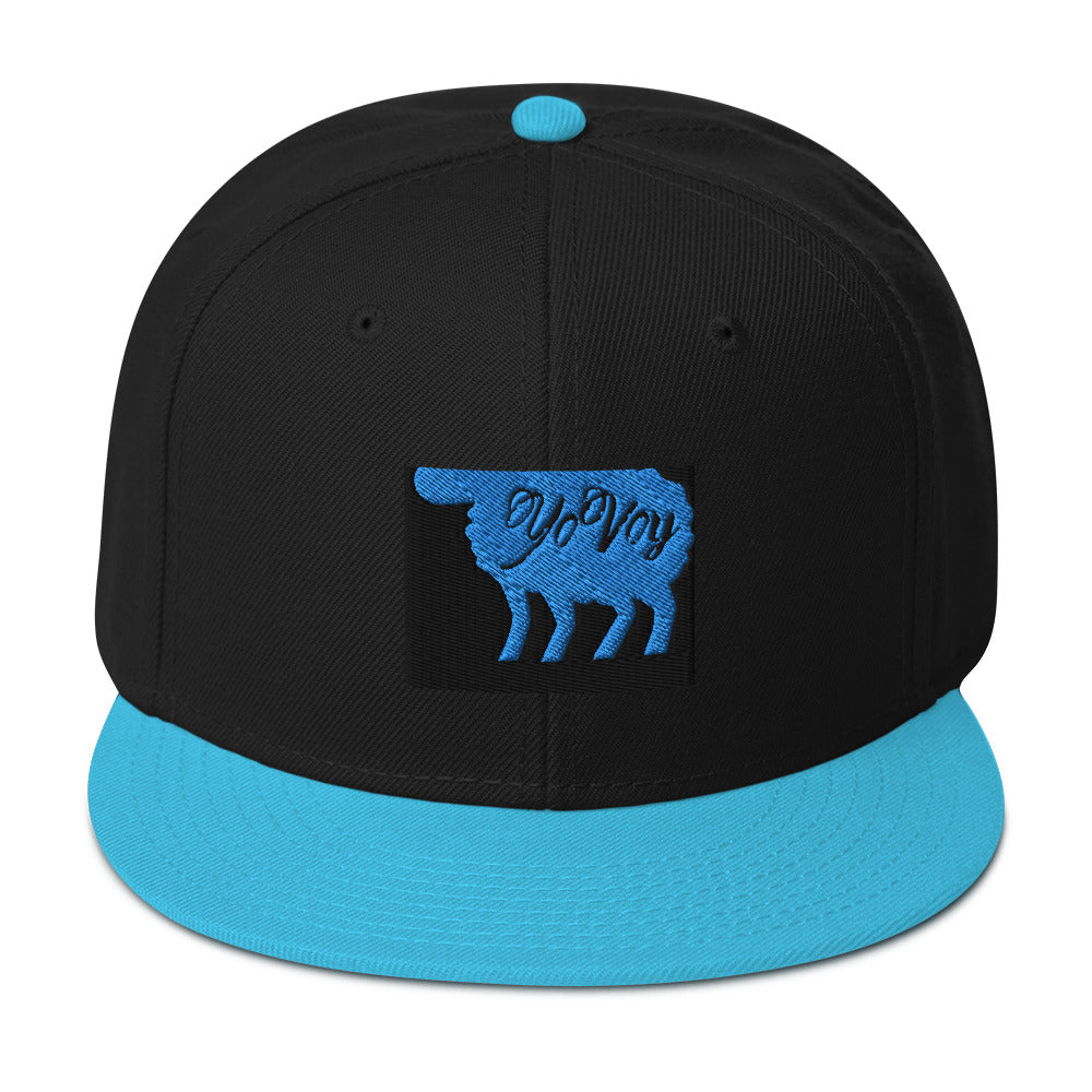 “YOVOY Sheep Baby Blue” Snapback Hat