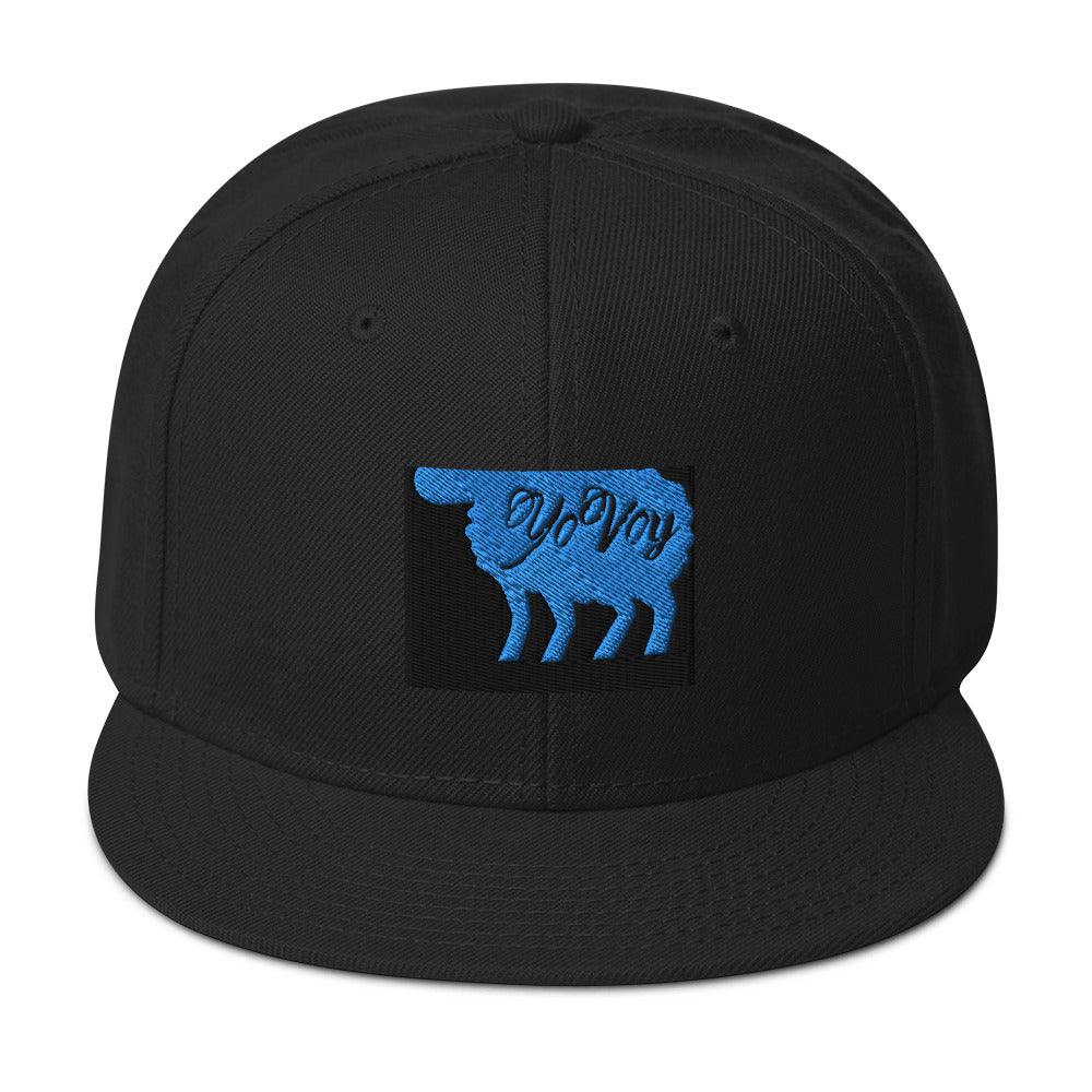 “YOVOY Sheep Baby Blue” Snapback Hat