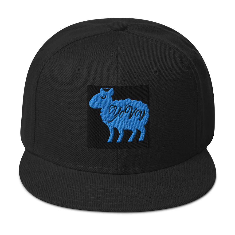 “YOVOY Sheep Baby Blue” Snapback Hat