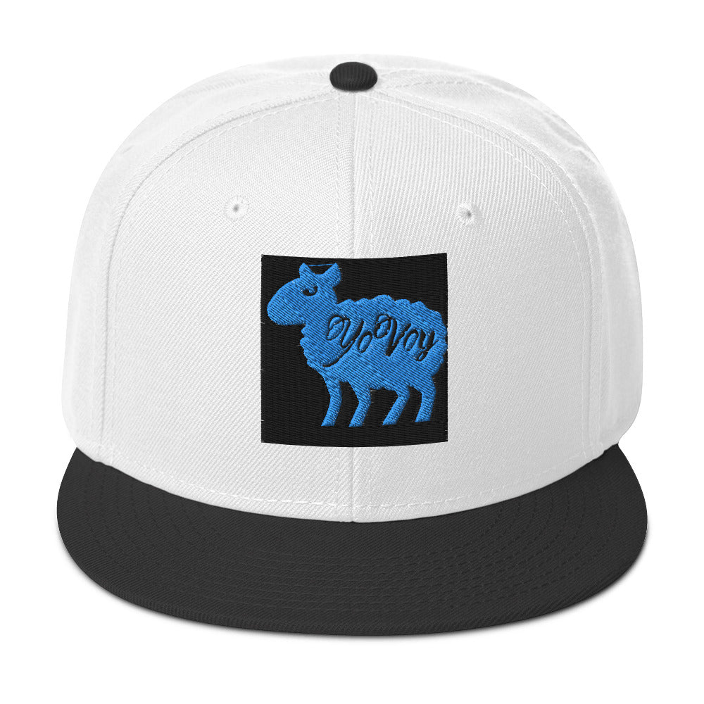 “YOVOY Sheep Baby Blue” Snapback Hat