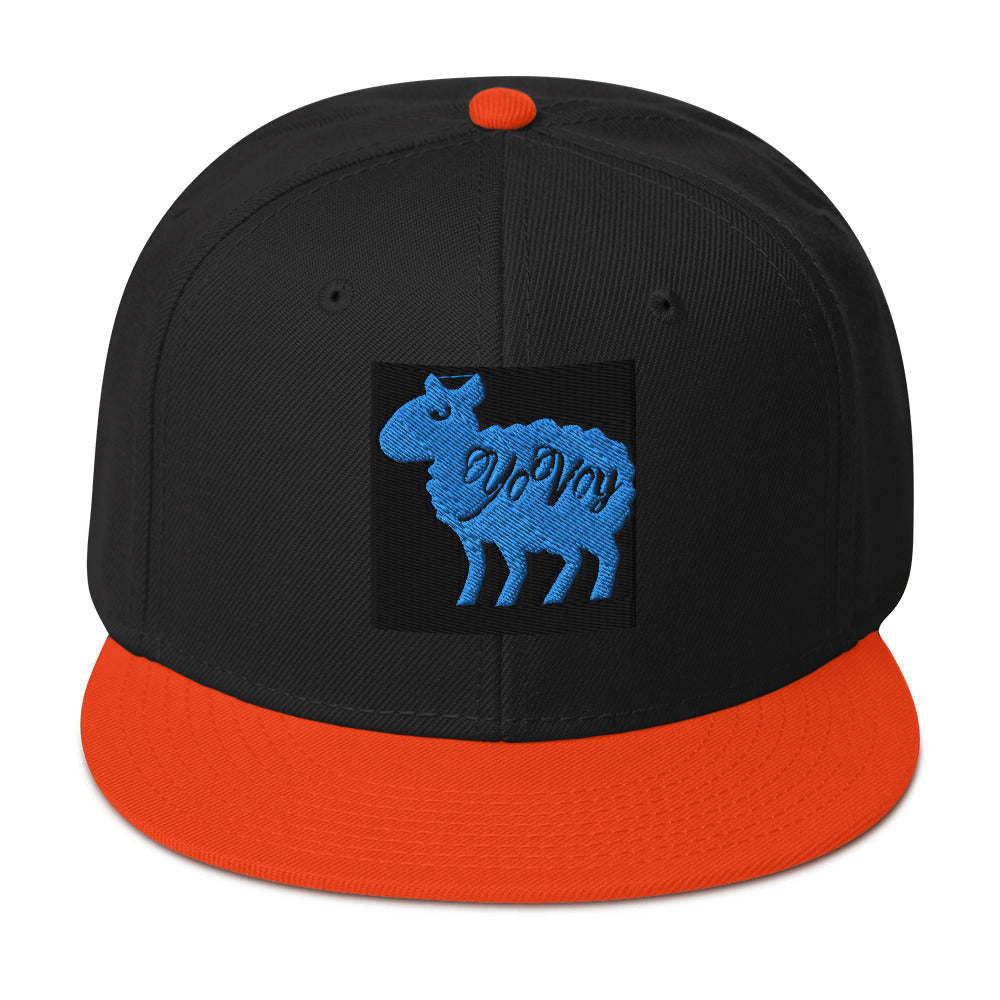 “YOVOY Sheep Baby Blue” Snapback Hat