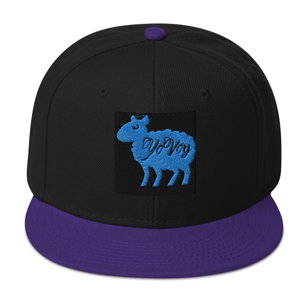 “YOVOY Sheep Baby Blue” Snapback Hat