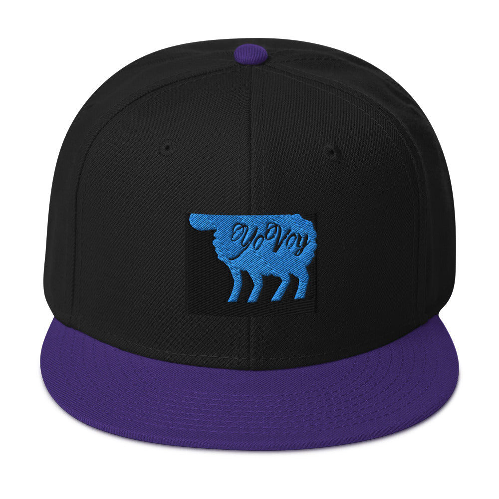 “YOVOY Sheep Baby Blue” Snapback Hat