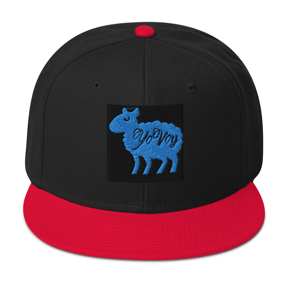 “YOVOY Sheep Baby Blue” Snapback Hat