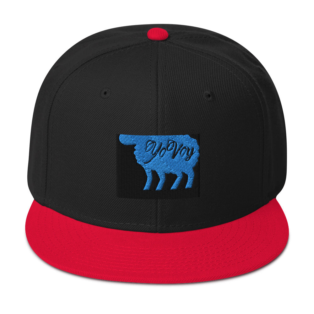 “YOVOY Sheep Baby Blue” Snapback Hat