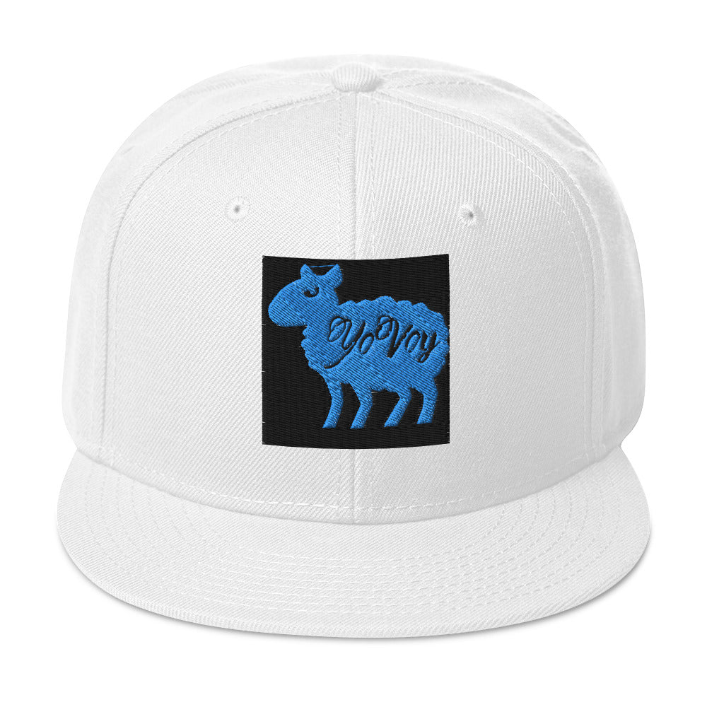 “YOVOY Sheep Baby Blue” Snapback Hat