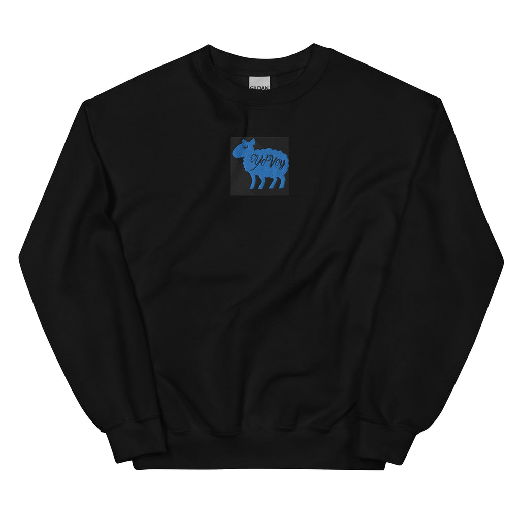 “YOVOY Sheep Baby Blue” Unisex Sweatshirt