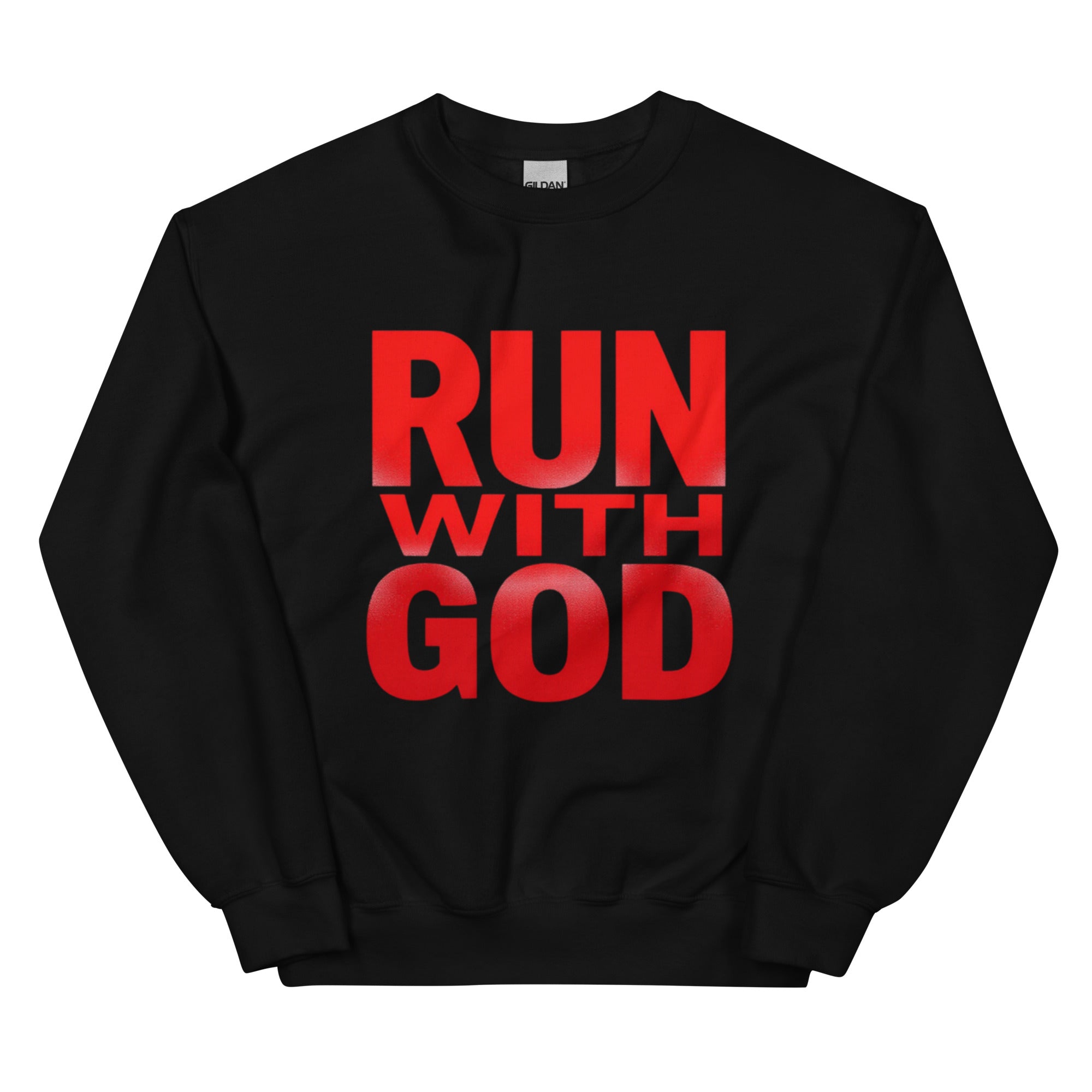 "Run with God" Unisex Sweatshirt