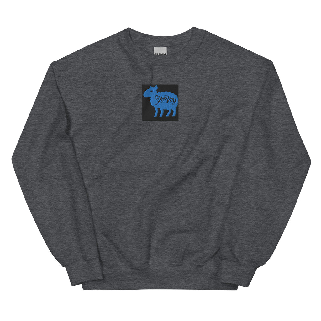“YOVOY Sheep Baby Blue” Unisex Sweatshirt