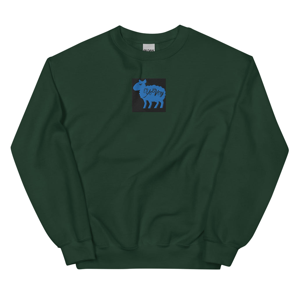 “YOVOY Sheep Baby Blue” Unisex Sweatshirt