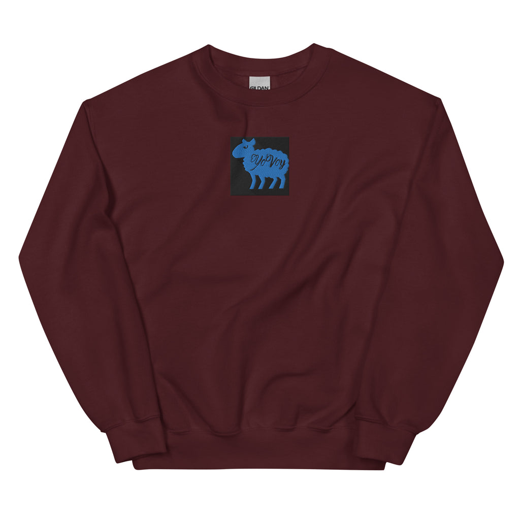 “YOVOY Sheep Baby Blue” Unisex Sweatshirt