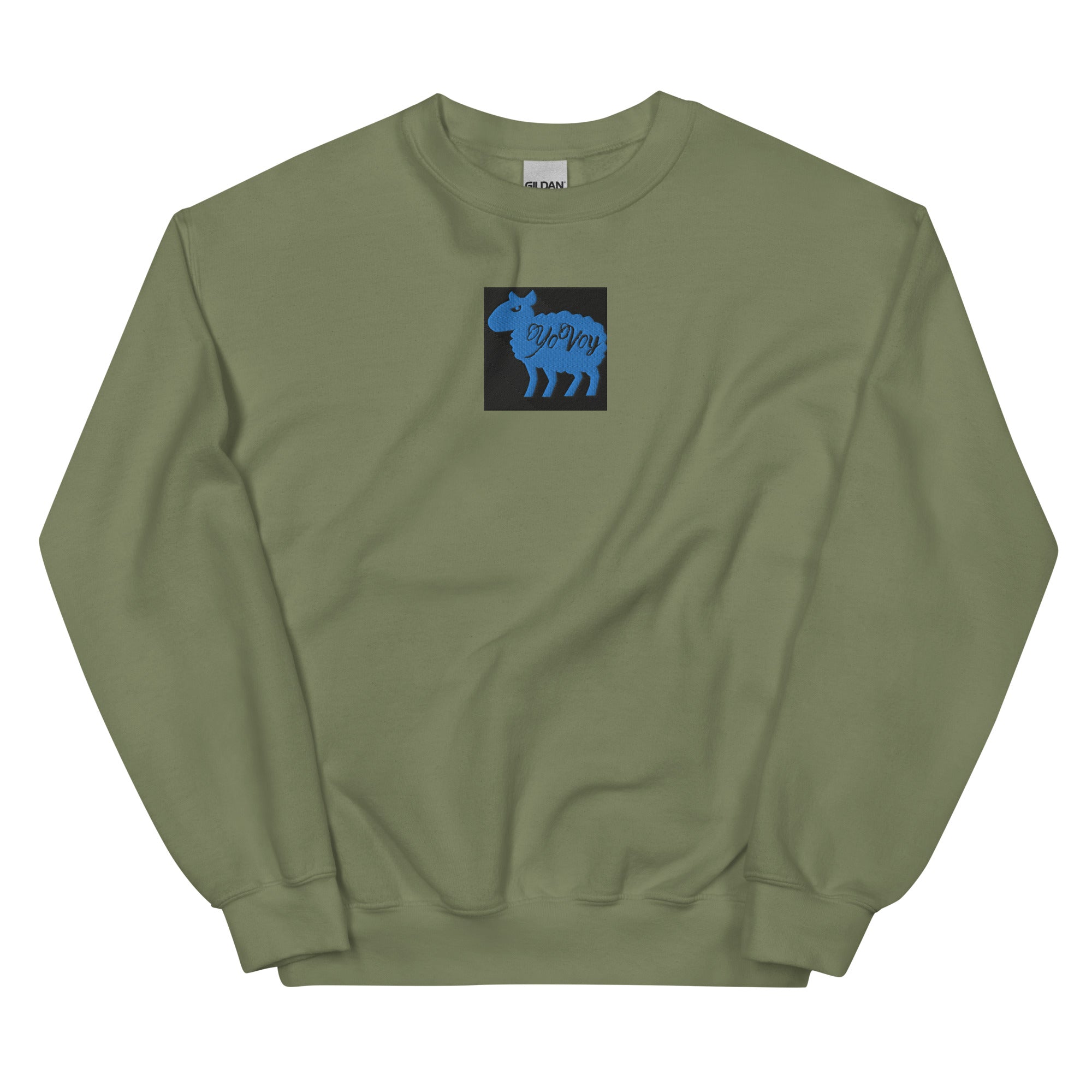 “YOVOY Sheep Baby Blue” Unisex Sweatshirt