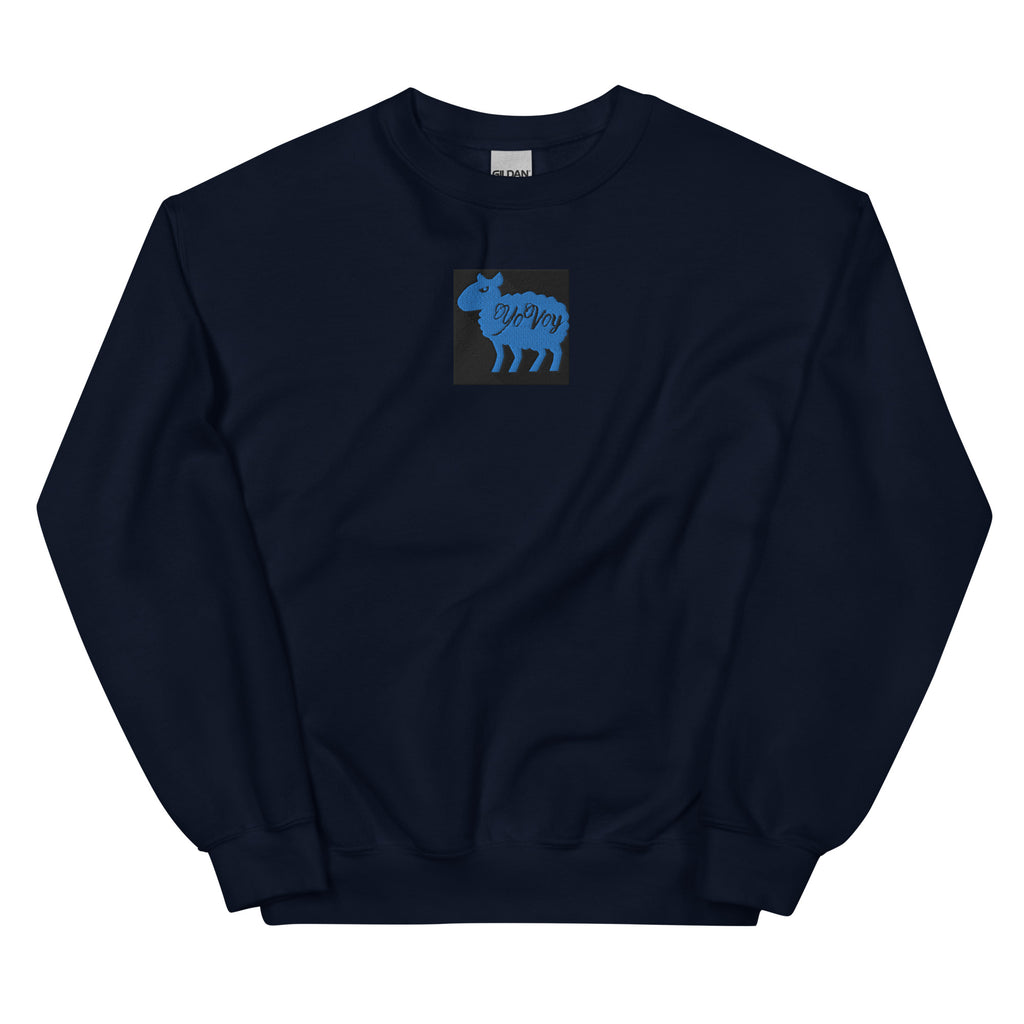 “YOVOY Sheep Baby Blue” Unisex Sweatshirt