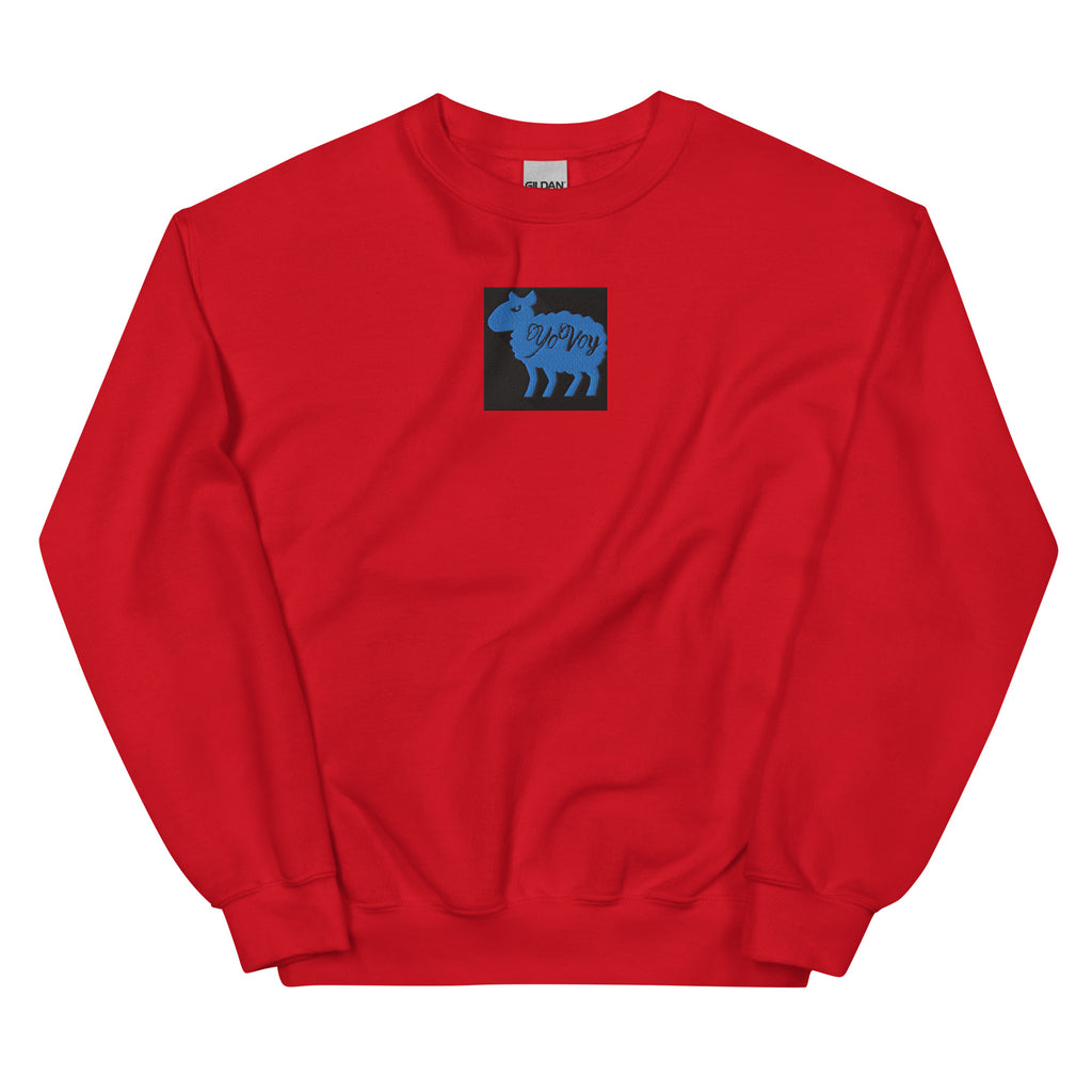 “YOVOY Sheep Baby Blue” Unisex Sweatshirt