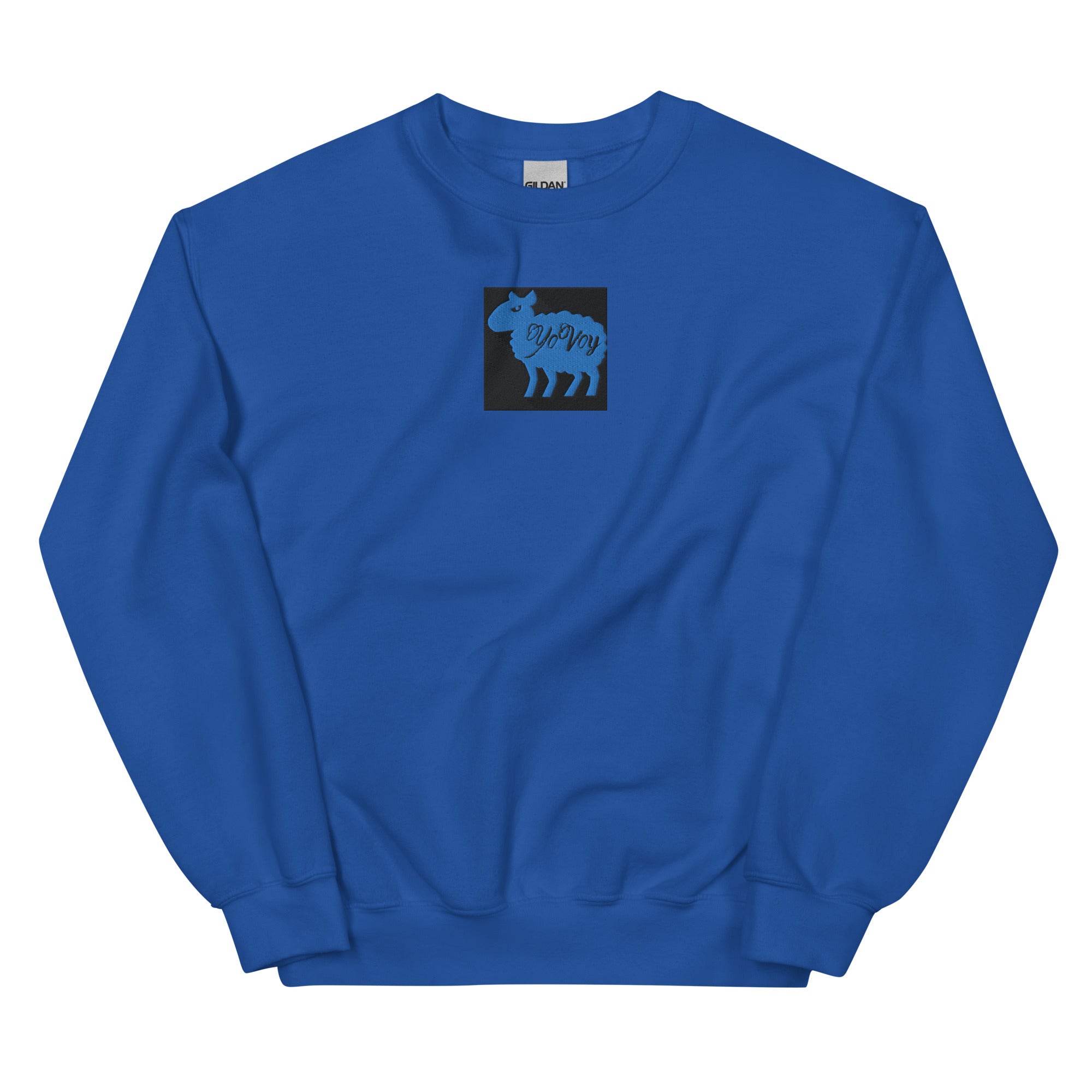 “YOVOY Sheep Baby Blue” Unisex Sweatshirt