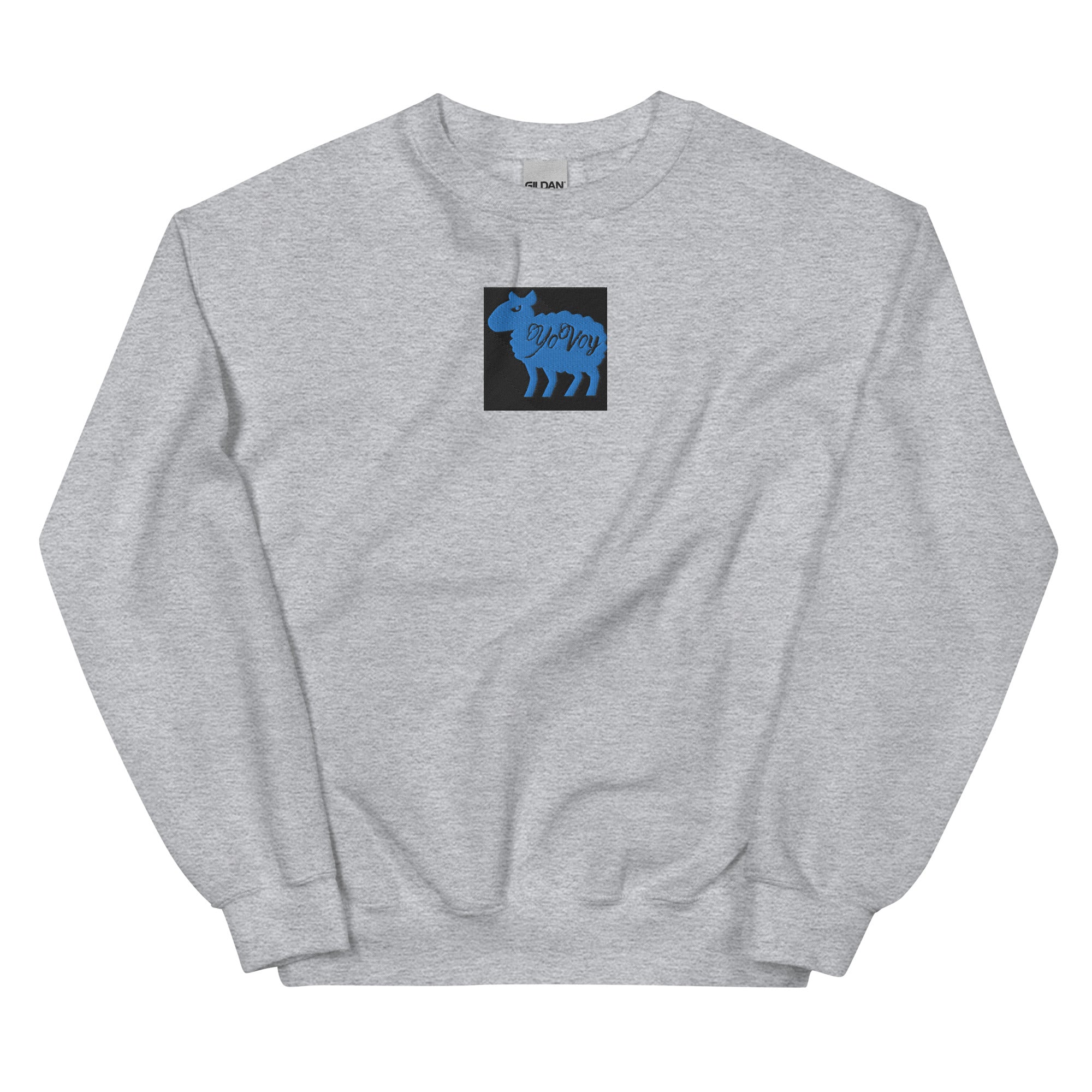 “YOVOY Sheep Baby Blue” Unisex Sweatshirt