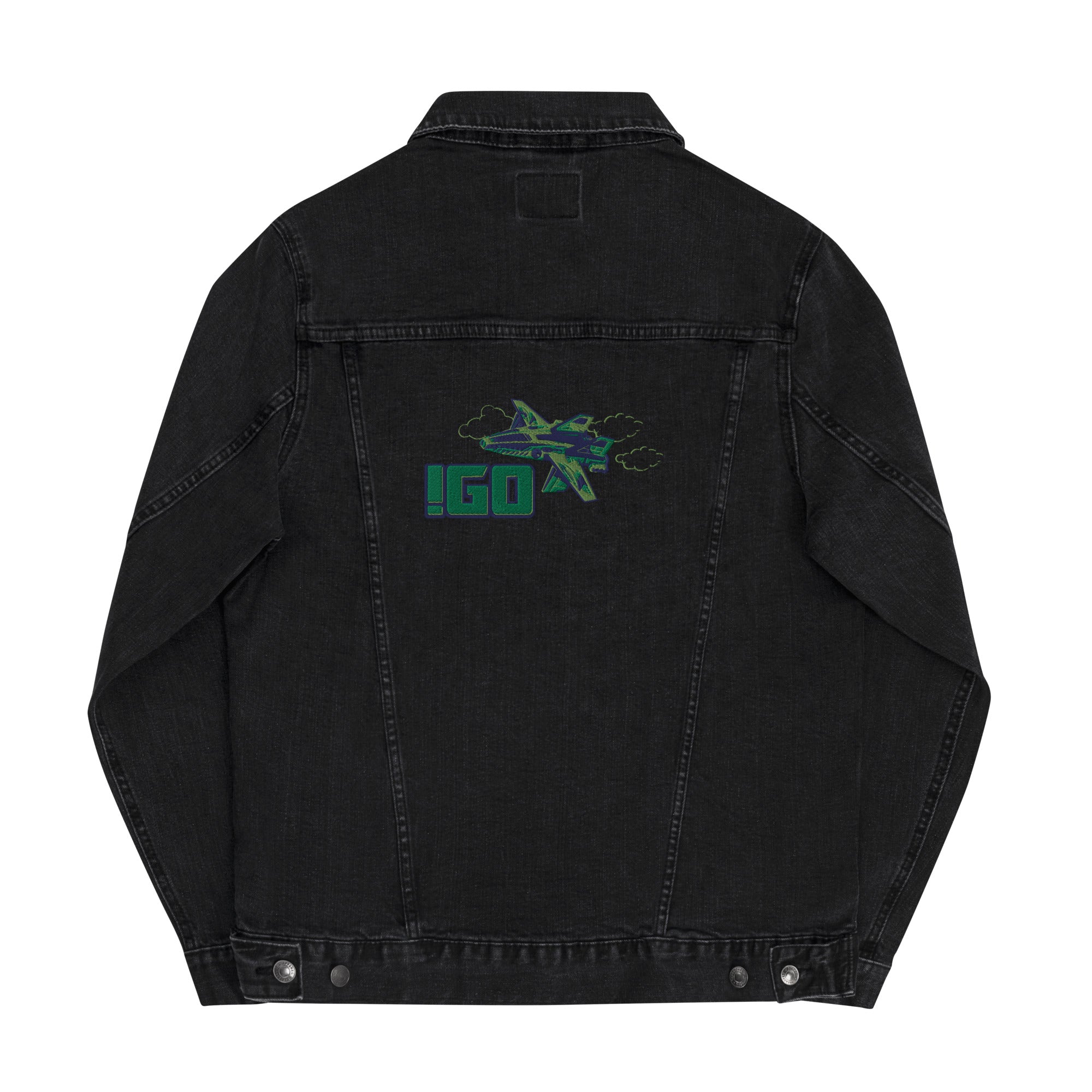 “IGO fly Gear@ Unisex denim jacket