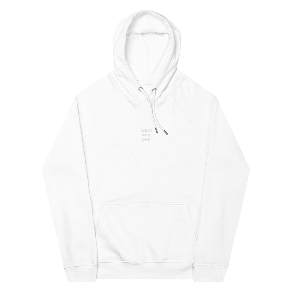 “GOD’s very own” Unisex eco raglan hoodie