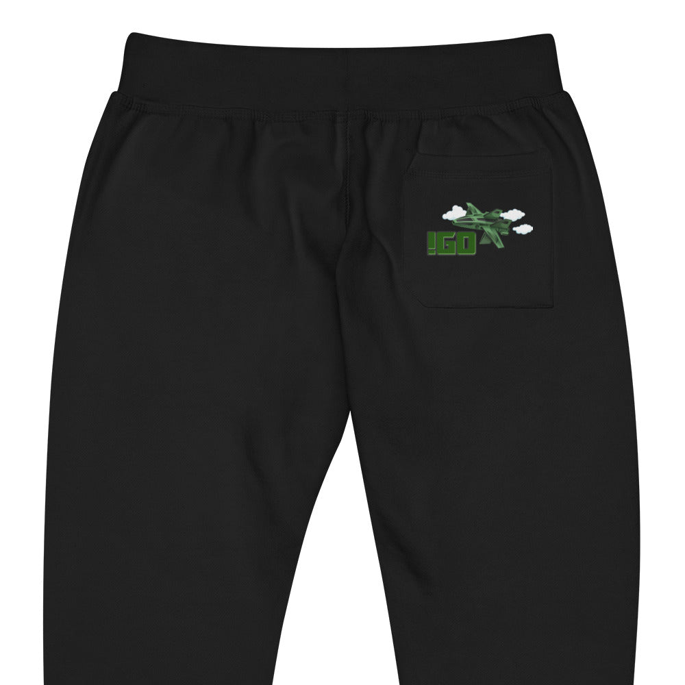 “IGO FLY Gear” Unisex fleece sweatpants