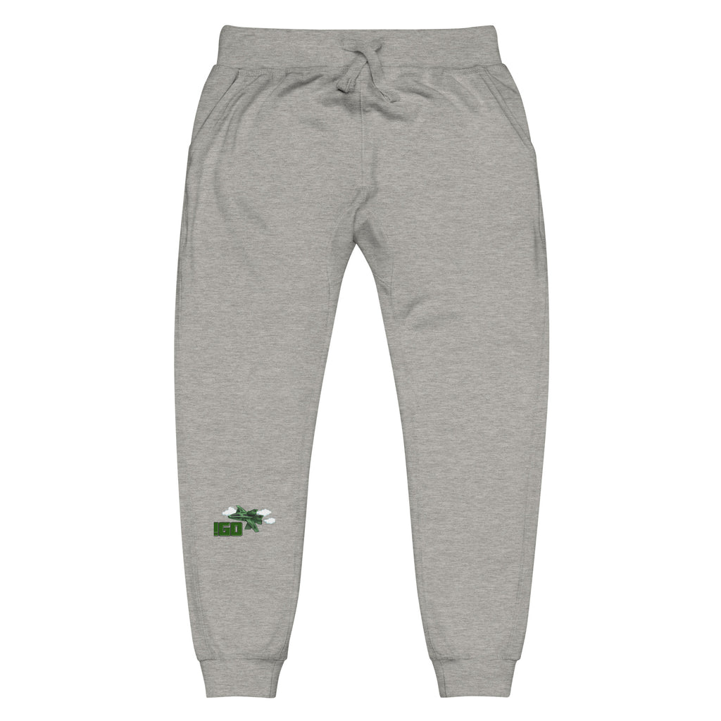 “IGO Fly Gear” Unisex fleece sweatpants