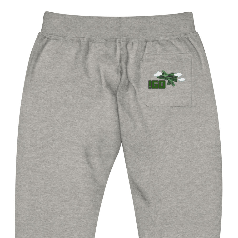 “IGO FLY Gear” Unisex fleece sweatpants