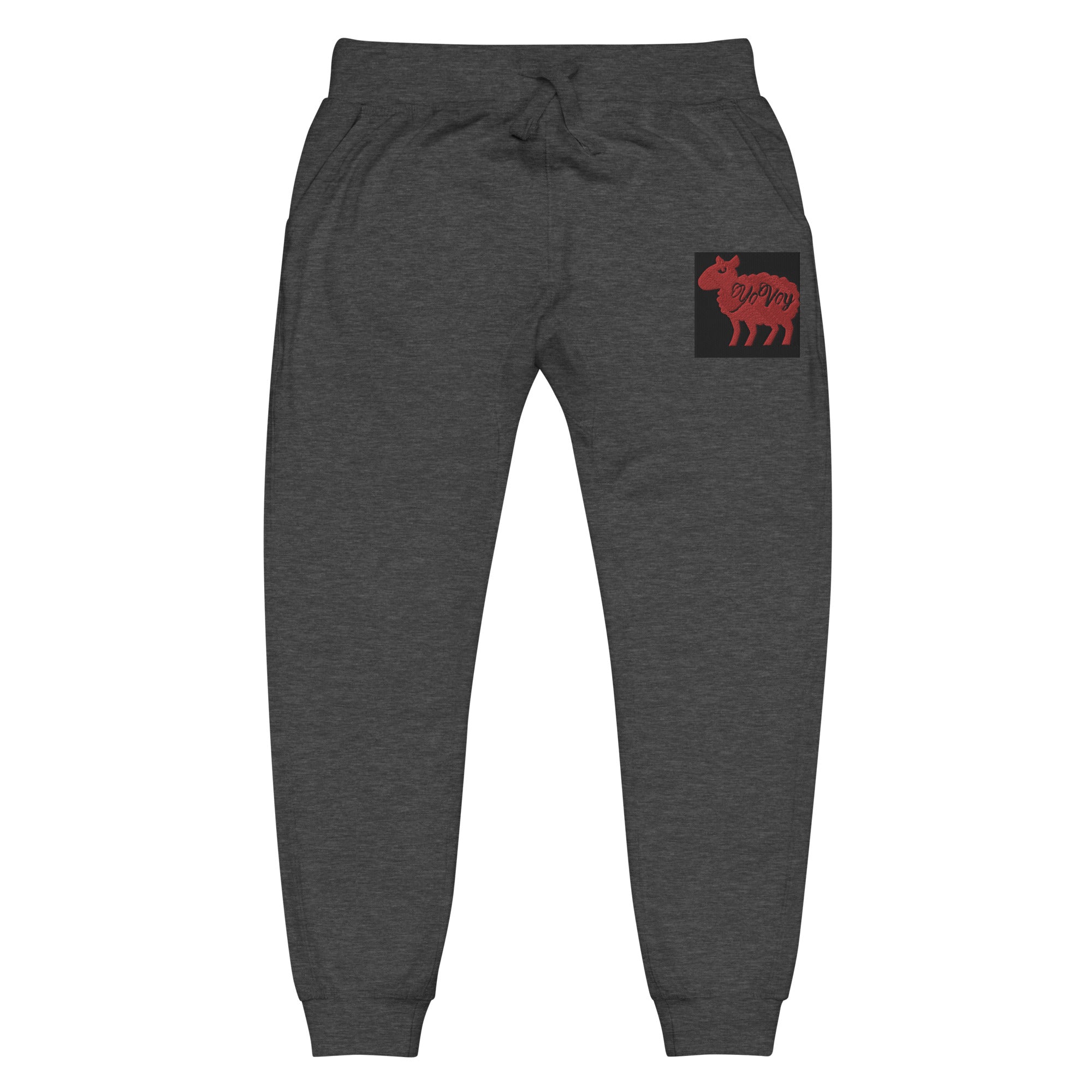 “YOVOy Sheep Red” Unisex fleece sweatpants