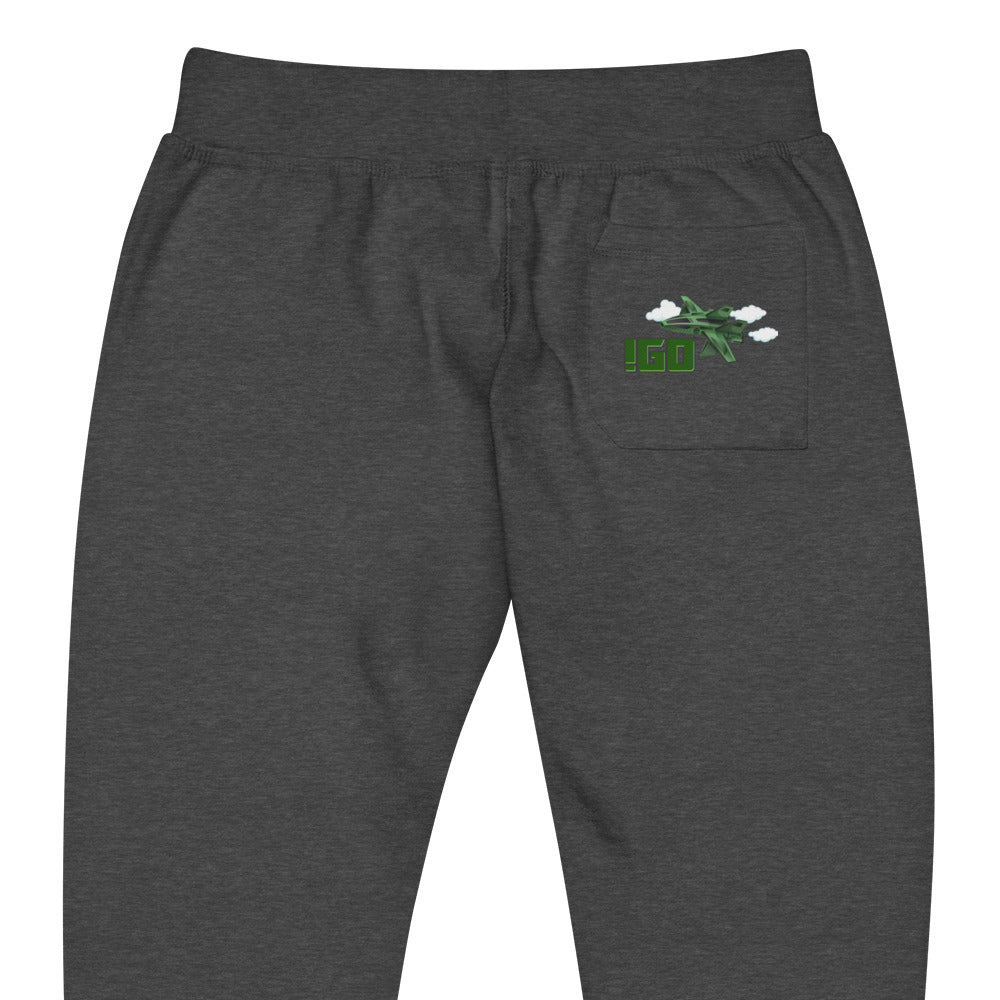 “IGO FLY Gear” Unisex fleece sweatpants