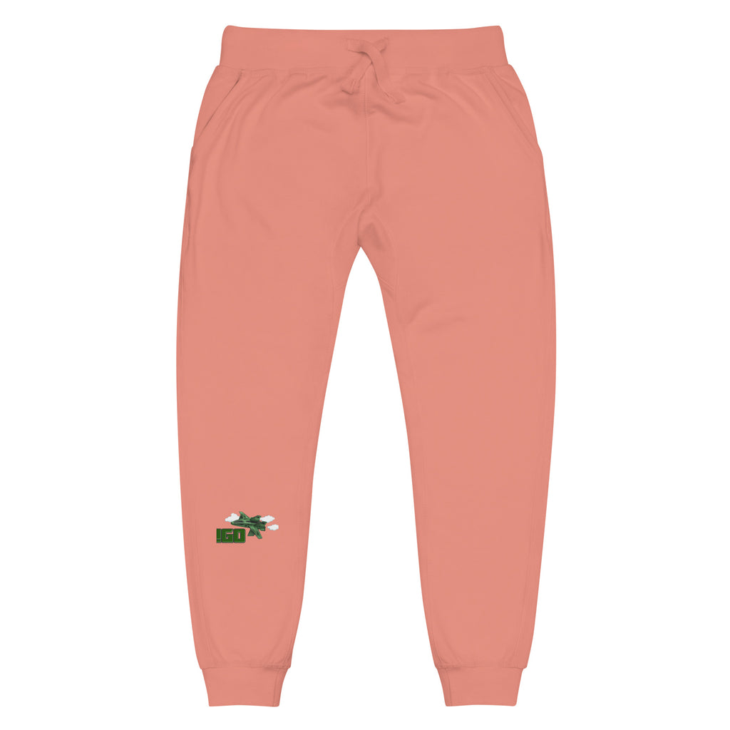 “IGO Fly Gear” Unisex fleece sweatpants