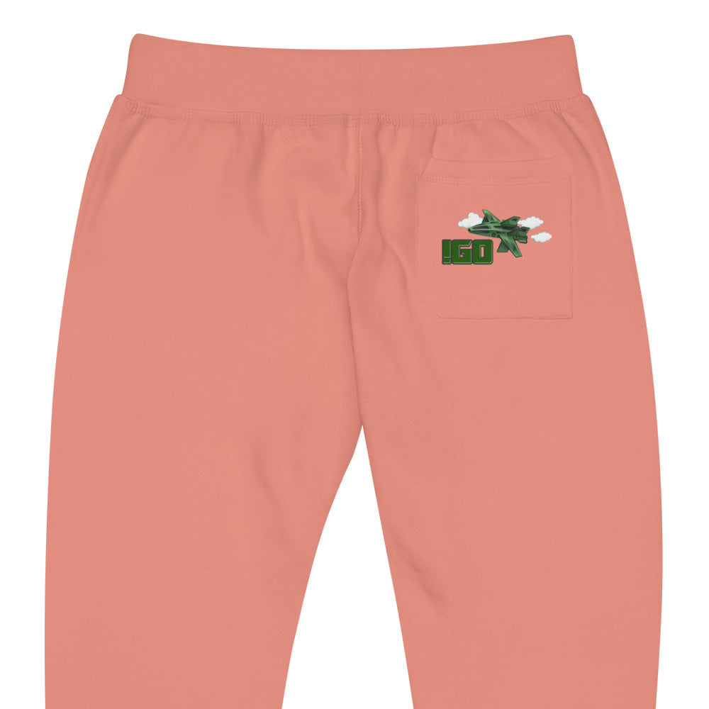 “IGO FLY Gear” Unisex fleece sweatpants