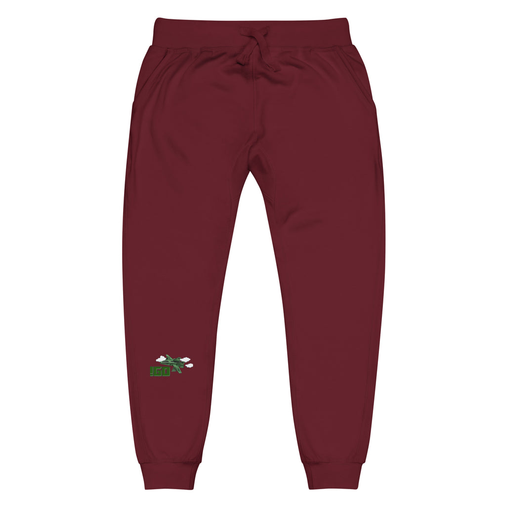 “IGO Fly Gear” Unisex fleece sweatpants