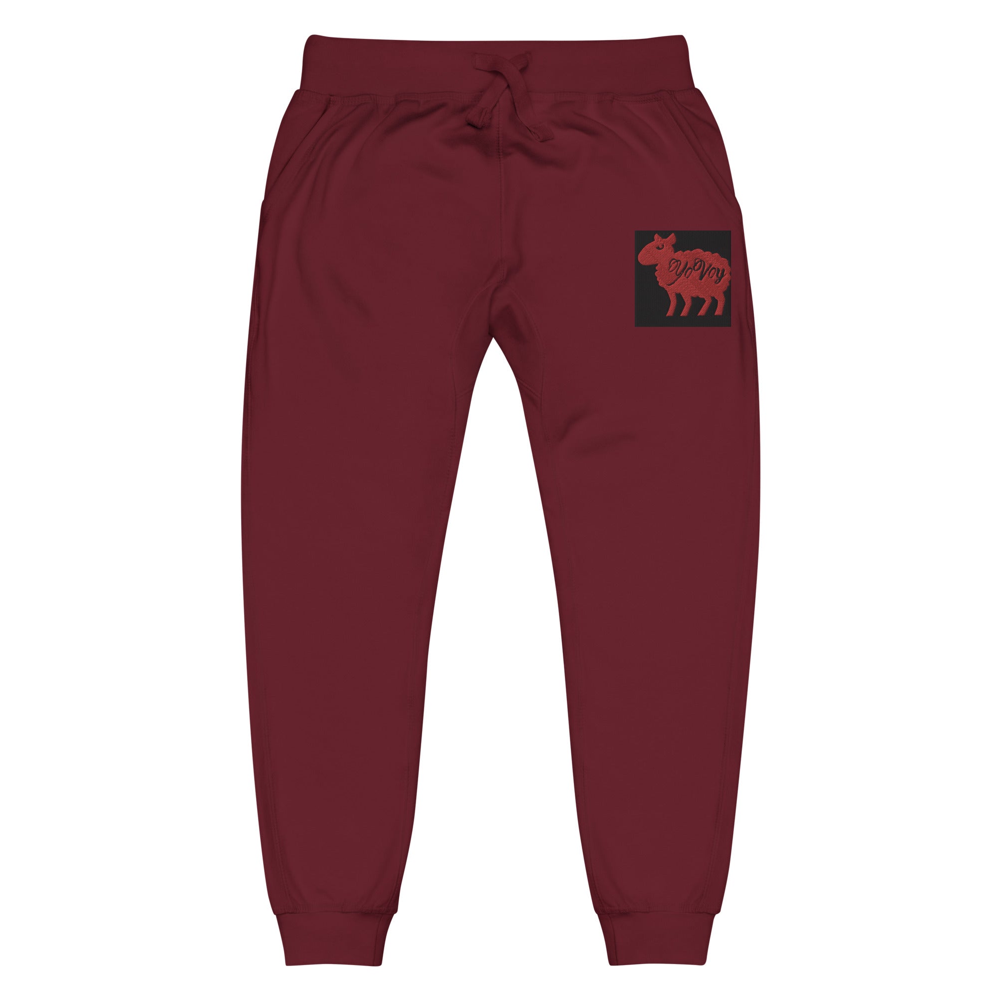 “YOVOy Sheep Red” Unisex fleece sweatpants